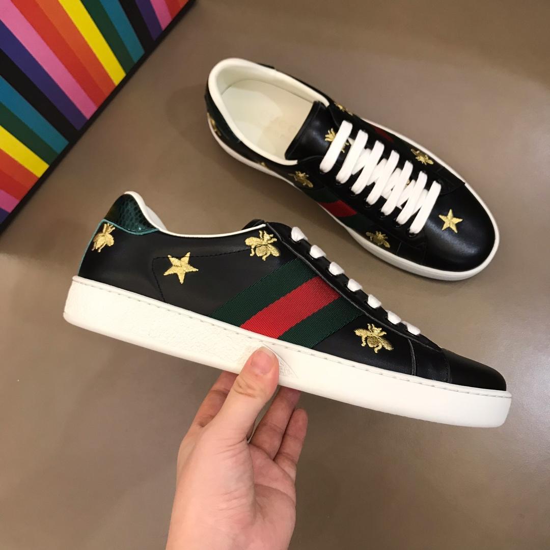 GUCCI ACE EMBROIDERED SNEAKER