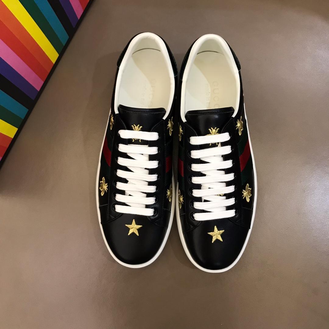 GUCCI ACE EMBROIDERED SNEAKER