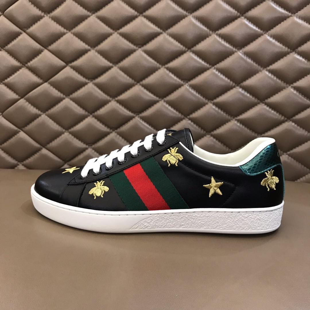 GUCCI ACE EMBROIDERED SNEAKER
