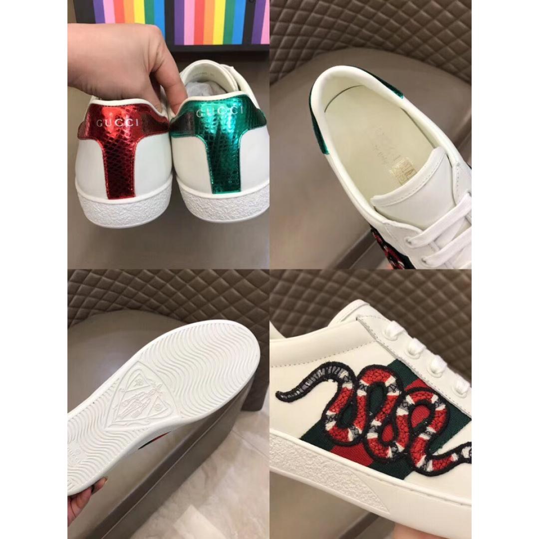 GUCCI ACE EMBROIDERED SNEAKER