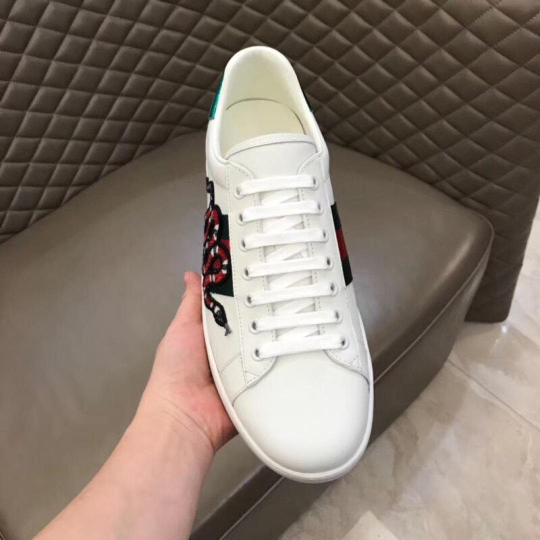 GUCCI ACE EMBROIDERED SNEAKER