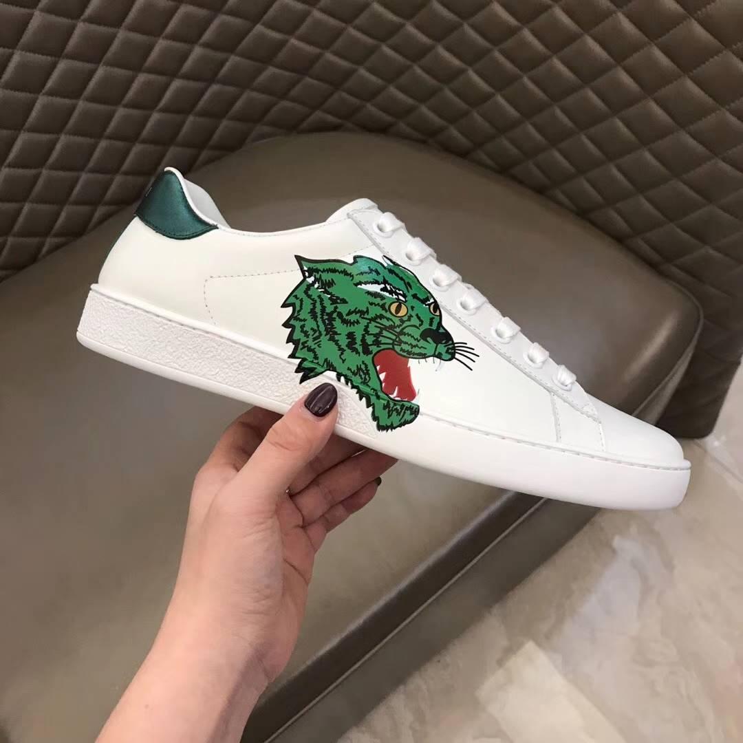 GUCCI ACE PANTHER SNEAKER WHITE
