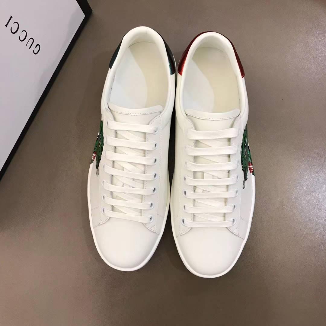 GUCCI ACE PANTHER SNEAKER WHITE