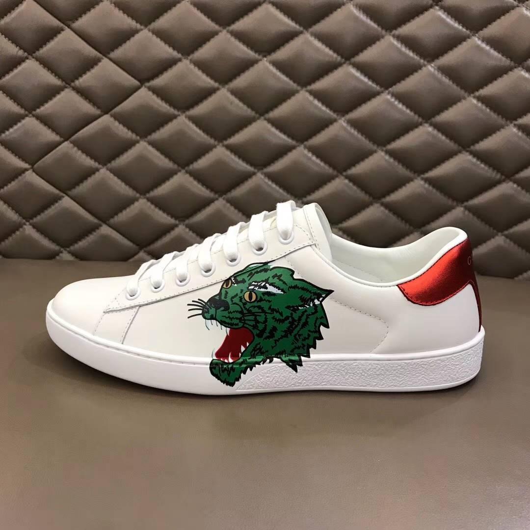 GUCCI ACE PANTHER SNEAKER WHITE