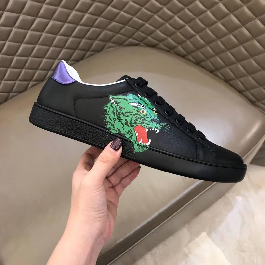 GUCCI ACE PANTHER SNEAKER BLACK