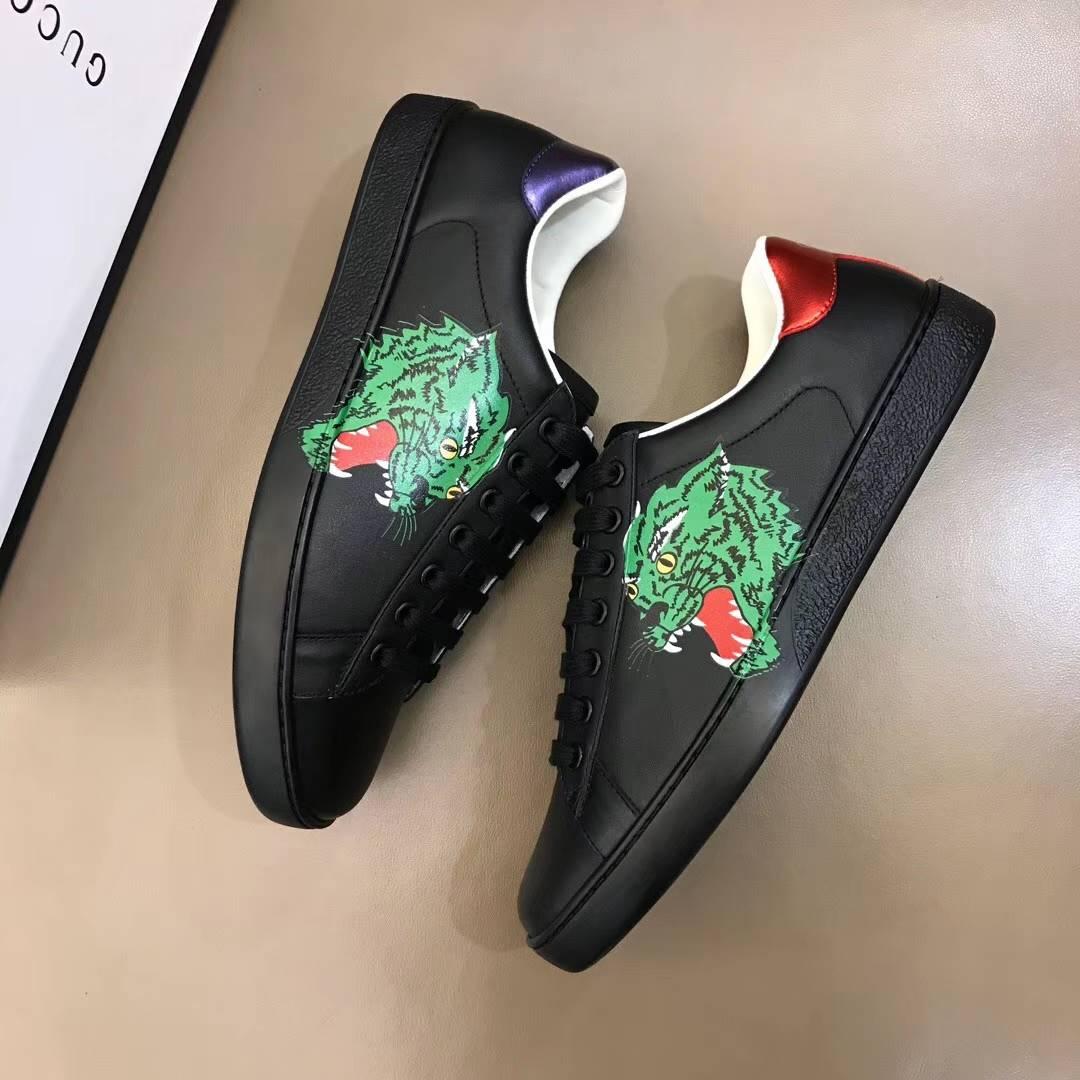 GUCCI ACE PANTHER SNEAKER BLACK