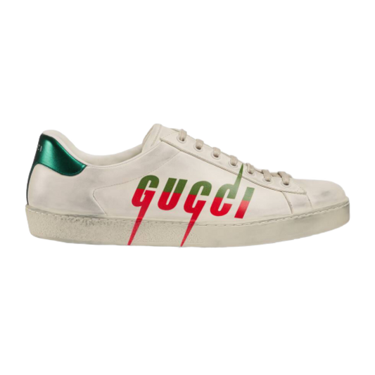 GUCCI MEN'S ACE SNEAKER WITH GUCCI BLADE