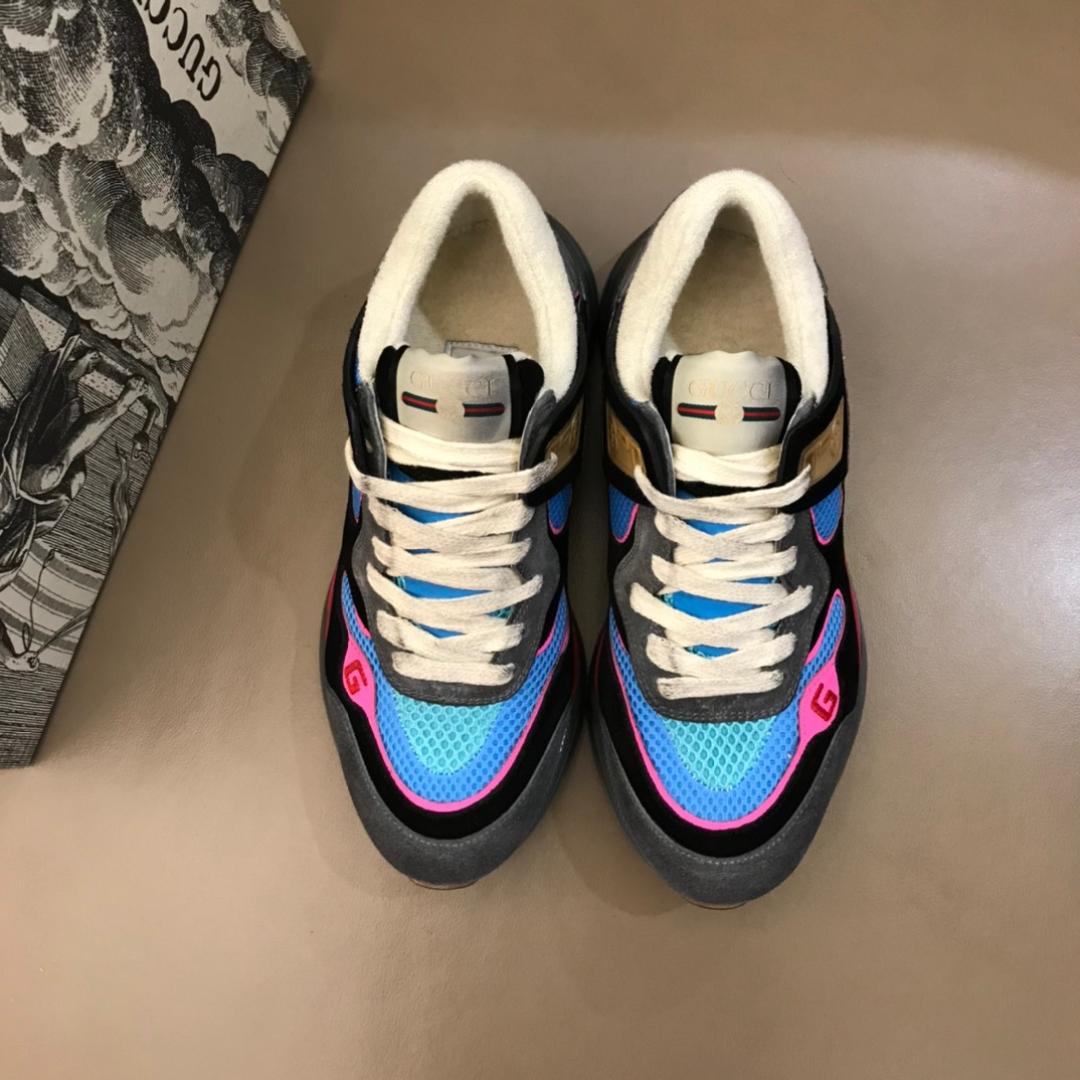 GUCCI ULTRAPACE LEATHER SNEAKERS
