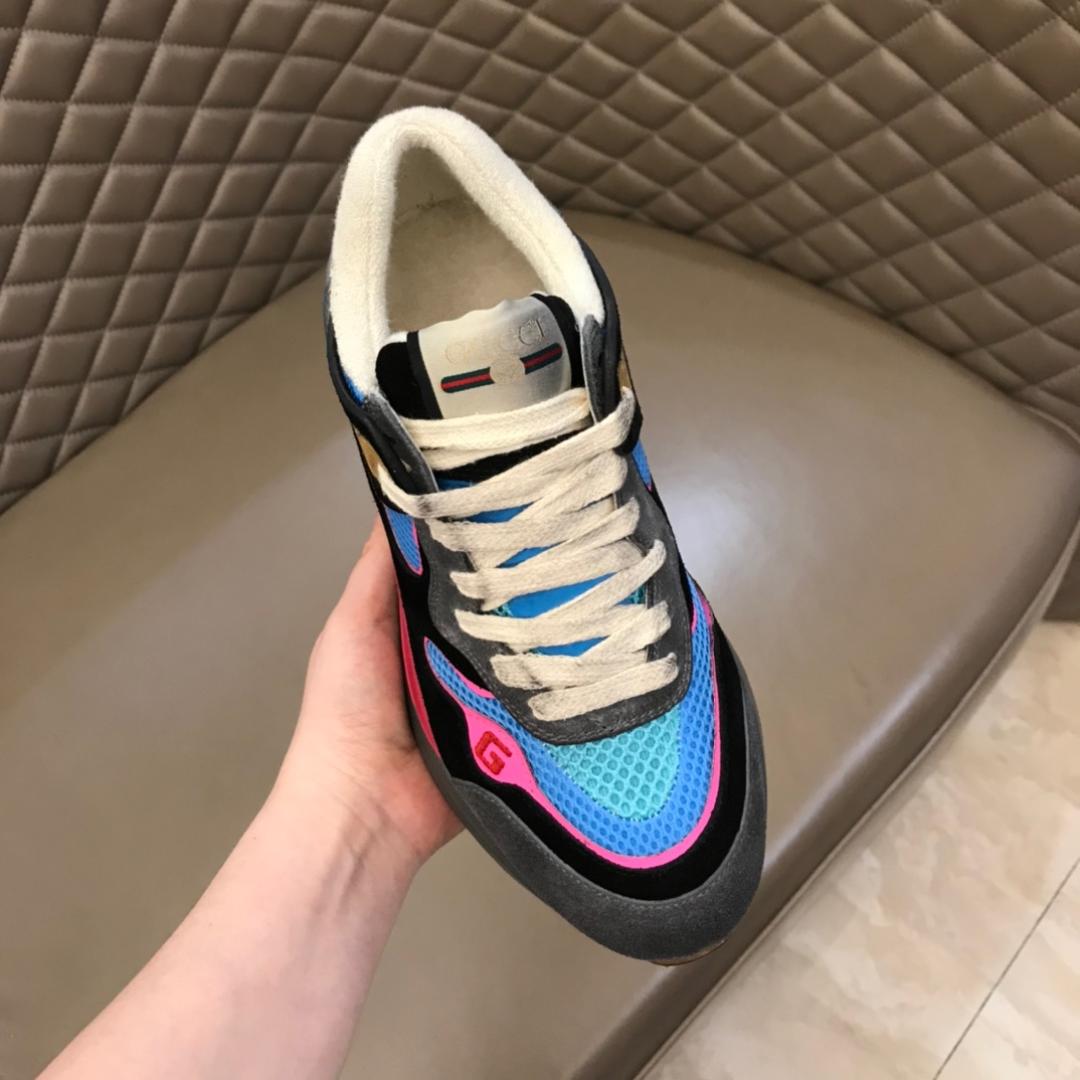 GUCCI ULTRAPACE LEATHER SNEAKERS