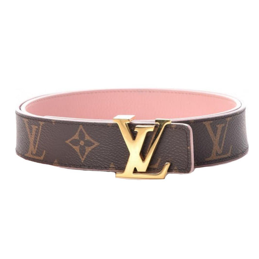 LOUIS VUITTON BELT LV INITIALES REVERSIBLE MONOGRAM ROSE POUDRE