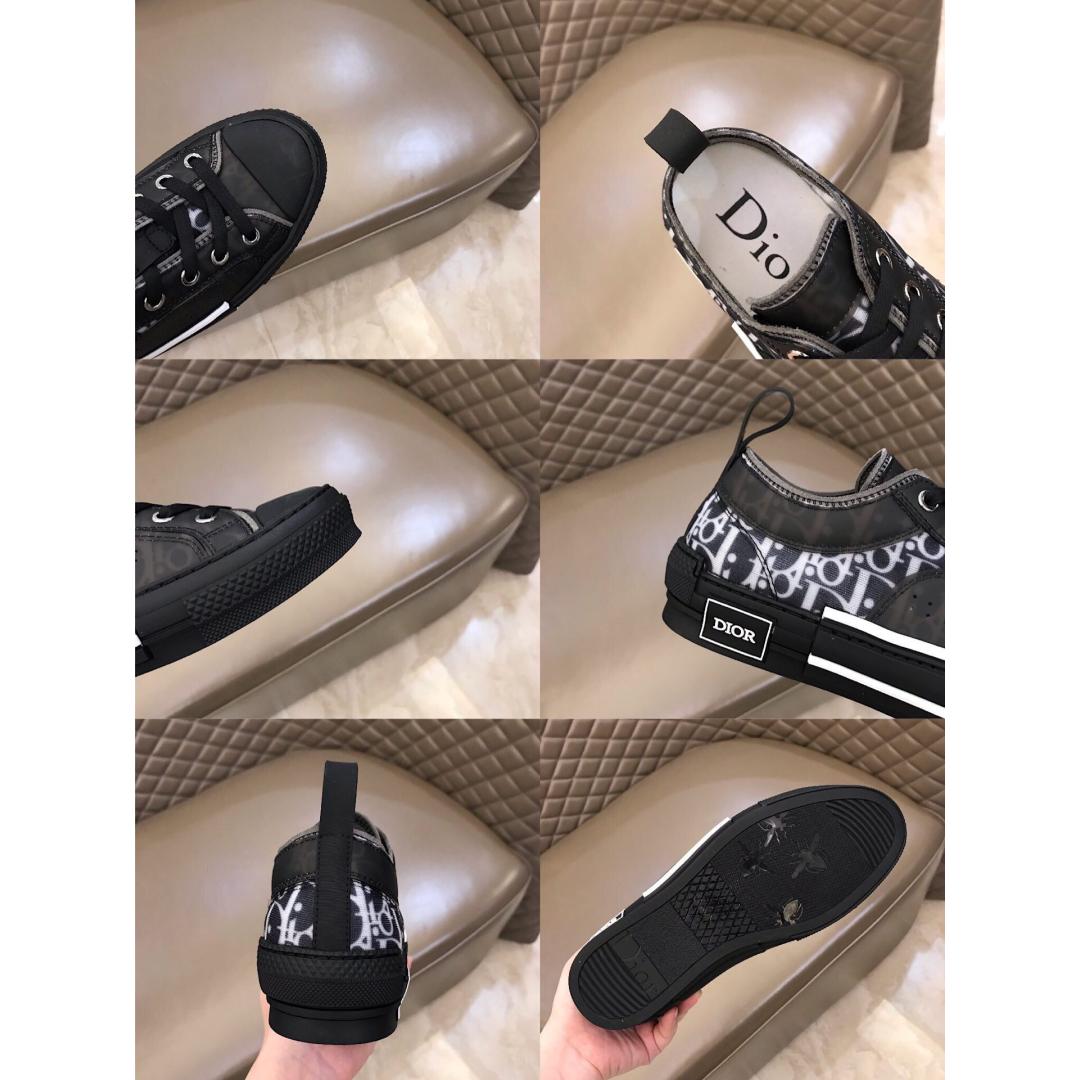 DIOR "B23" LOW-TOP DIOR OBLIQUE SNEAKER