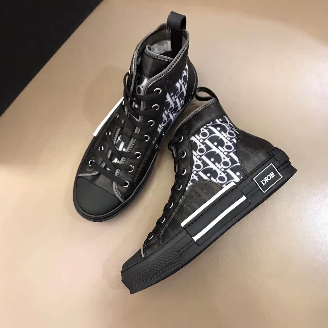 DIOR OBLIQUE SNEAKER "B23" HIGH-TOP