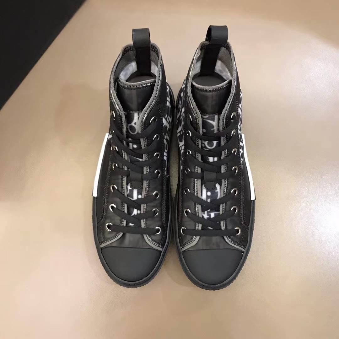 DIOR OBLIQUE SNEAKER "B23" HIGH-TOP