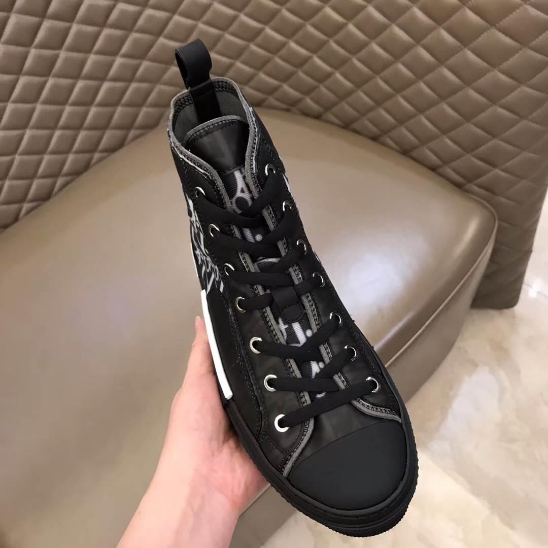 DIOR OBLIQUE SNEAKER "B23" HIGH-TOP