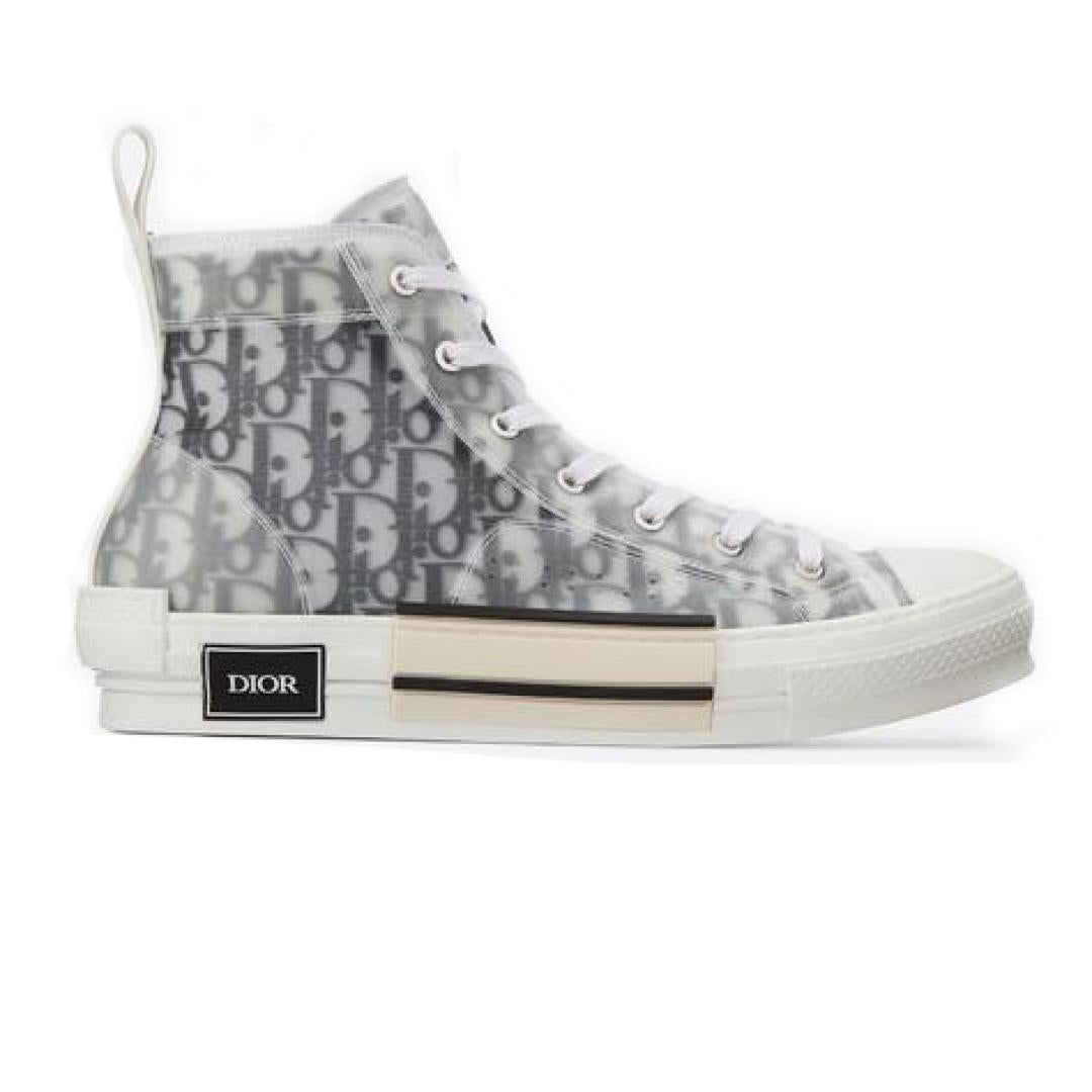 DIOR "B23" HIGH-TOP DIOR OBLIQUE SNEAKER