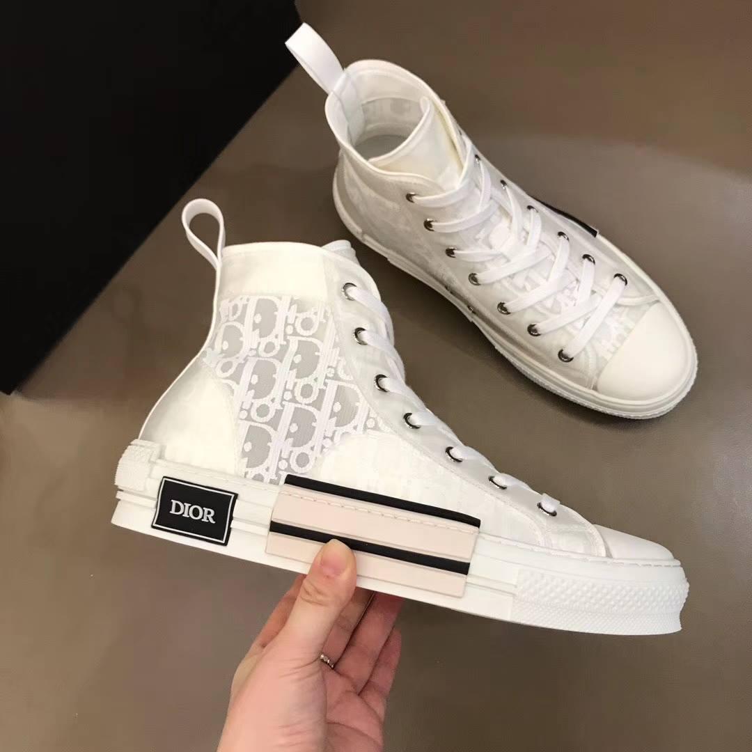 DIOR LIMITED EDITION "B23" HIGH-TOP DIOR OBLIQUE SNEAKER