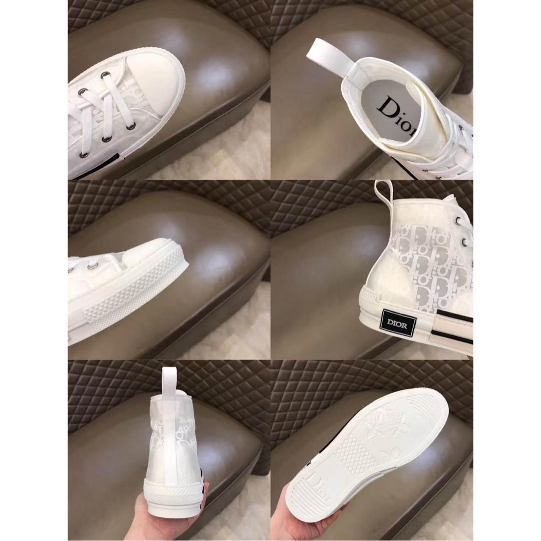 DIOR LIMITED EDITION "B23" HIGH-TOP DIOR OBLIQUE SNEAKER