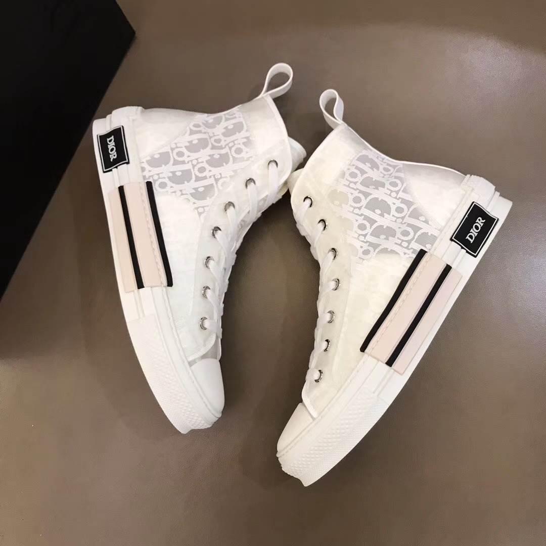 DIOR LIMITED EDITION "B23" HIGH-TOP DIOR OBLIQUE SNEAKER
