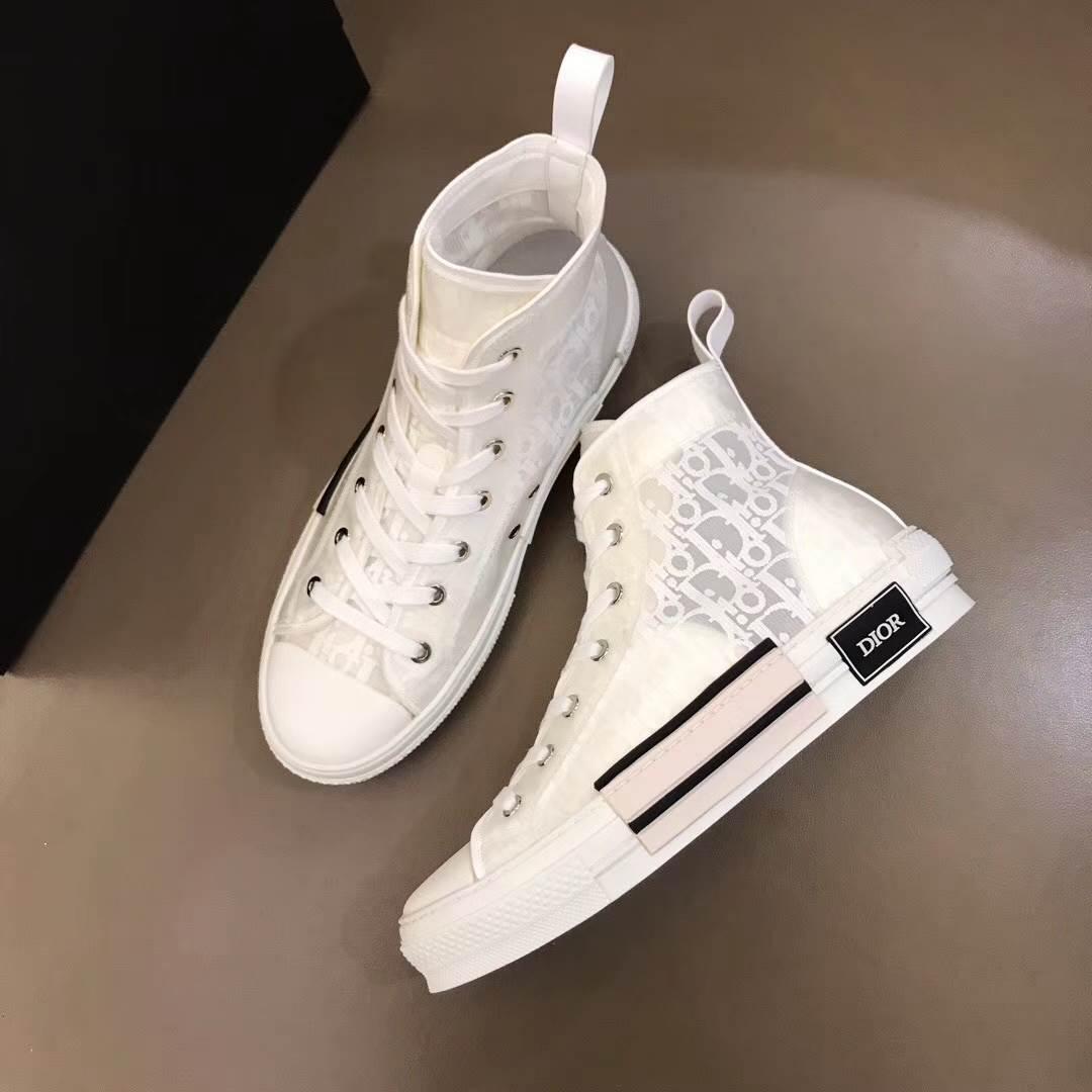 DIOR LIMITED EDITION "B23" HIGH-TOP DIOR OBLIQUE SNEAKER