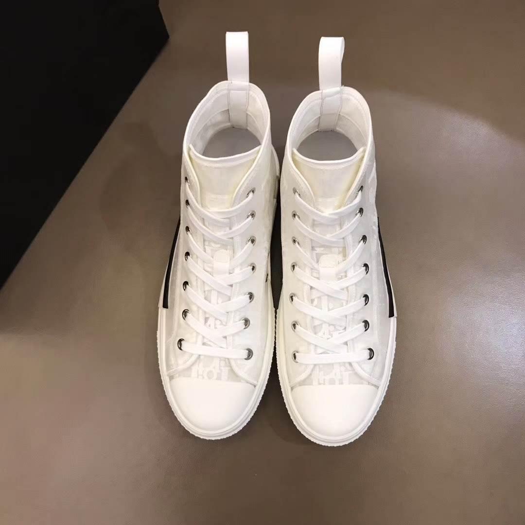 DIOR LIMITED EDITION "B23" HIGH-TOP DIOR OBLIQUE SNEAKER