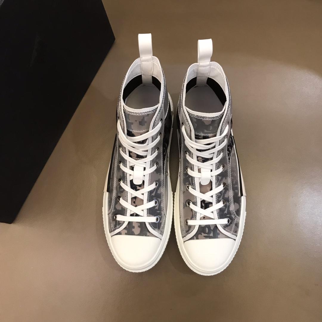 DIOR "B23" HIGH-TOP SAFARI DIOR OBLIQUE SNEAKER