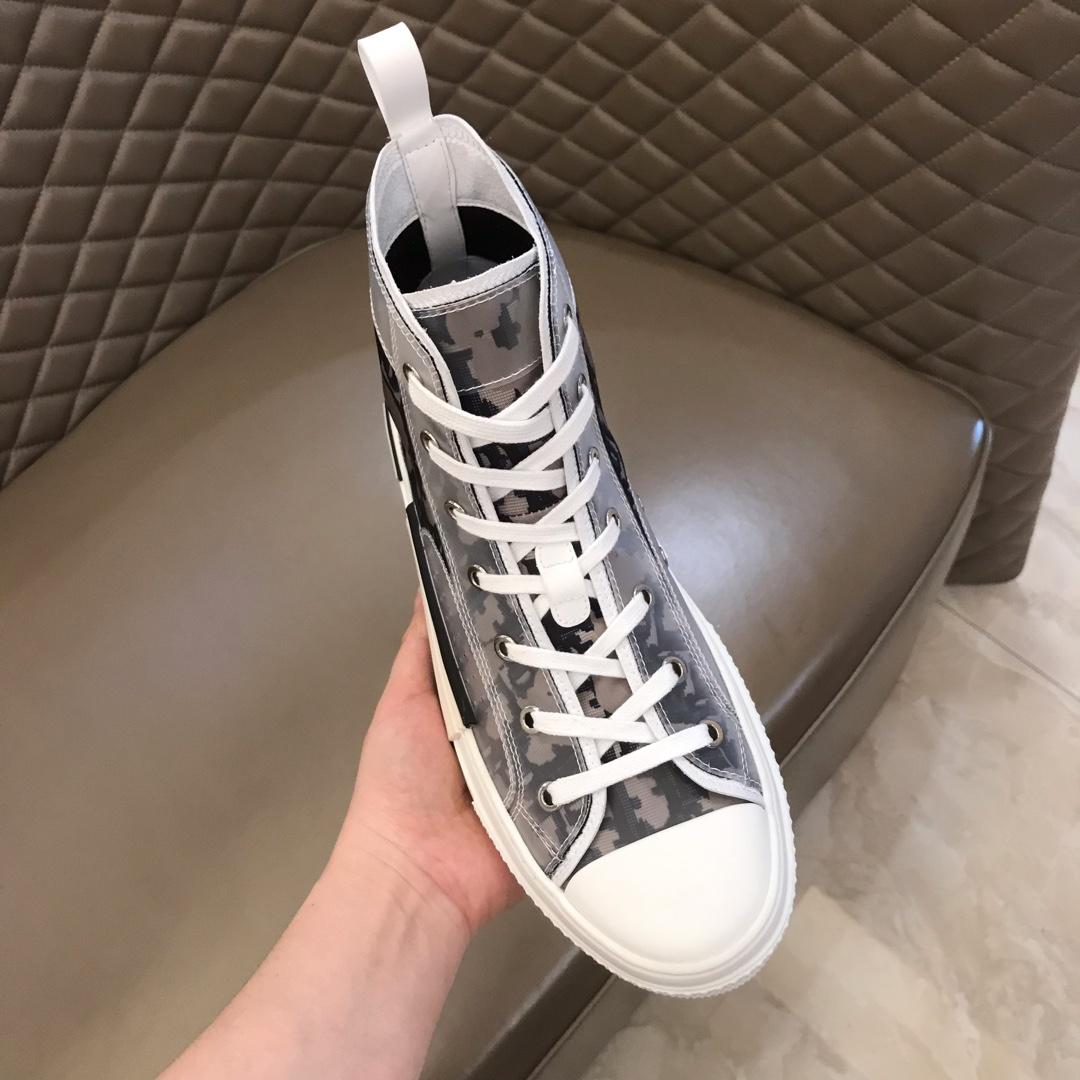 DIOR "B23" HIGH-TOP SAFARI DIOR OBLIQUE SNEAKER