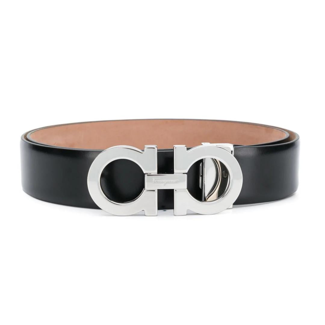 SALVATORE FERRAGAMO DOUBLE GANCIO BELT
