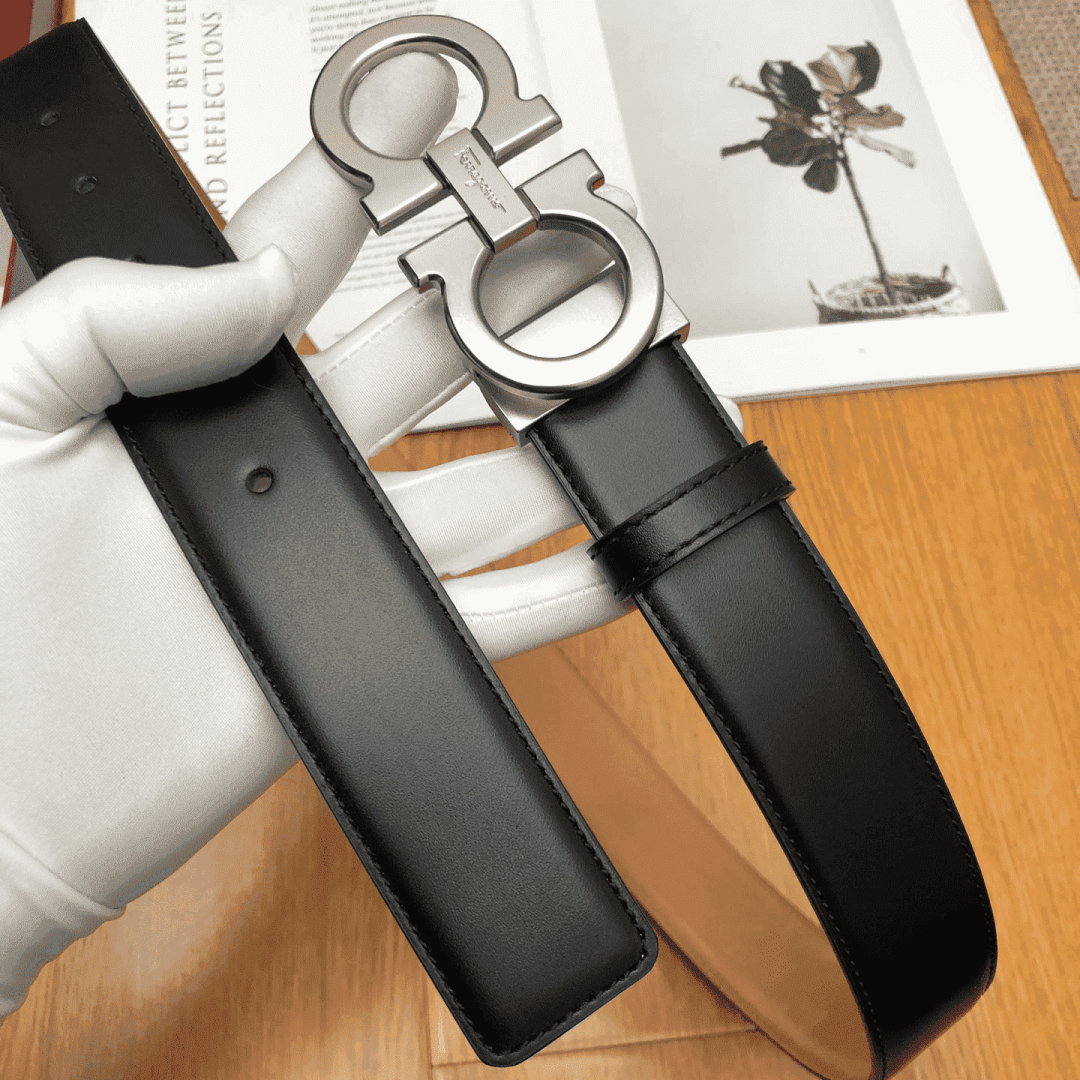 SALVATORE FERRAGAMO DOUBLE GANCIO BELT