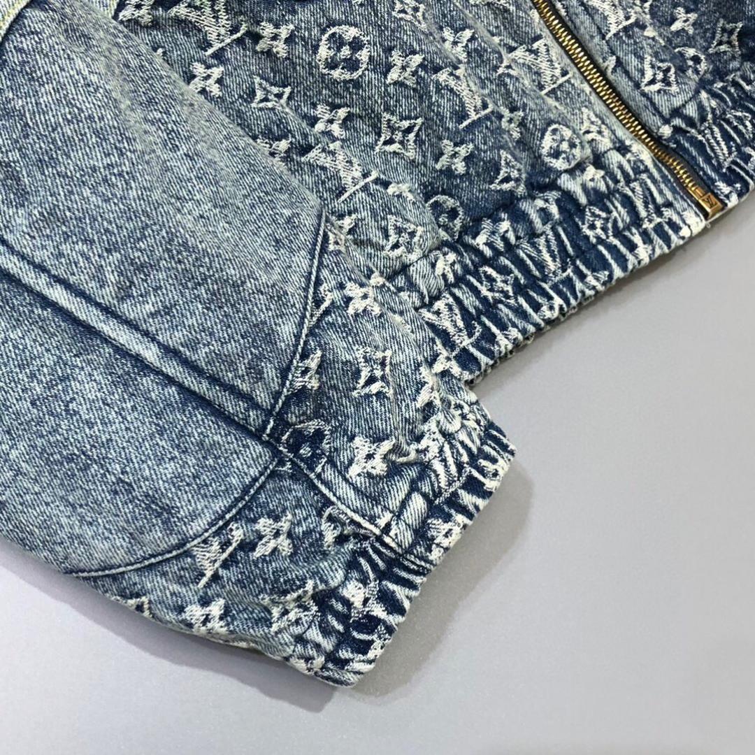 LOUIS VUITTON X NIGO MONOGRAM PATCHWORK DENIM HOODIE